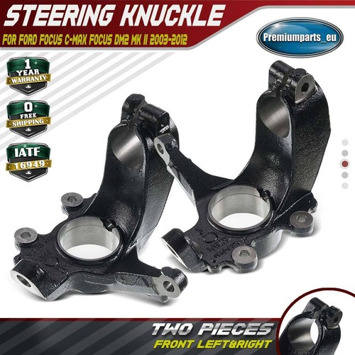 2x Steering Knuckle Front L + R for Ford Focus C-Max Focus DM2 MK II