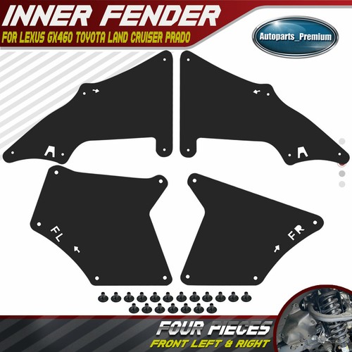 Splash Guards MudFlaps Fender Liner Shield for Toyota Land Cruiser