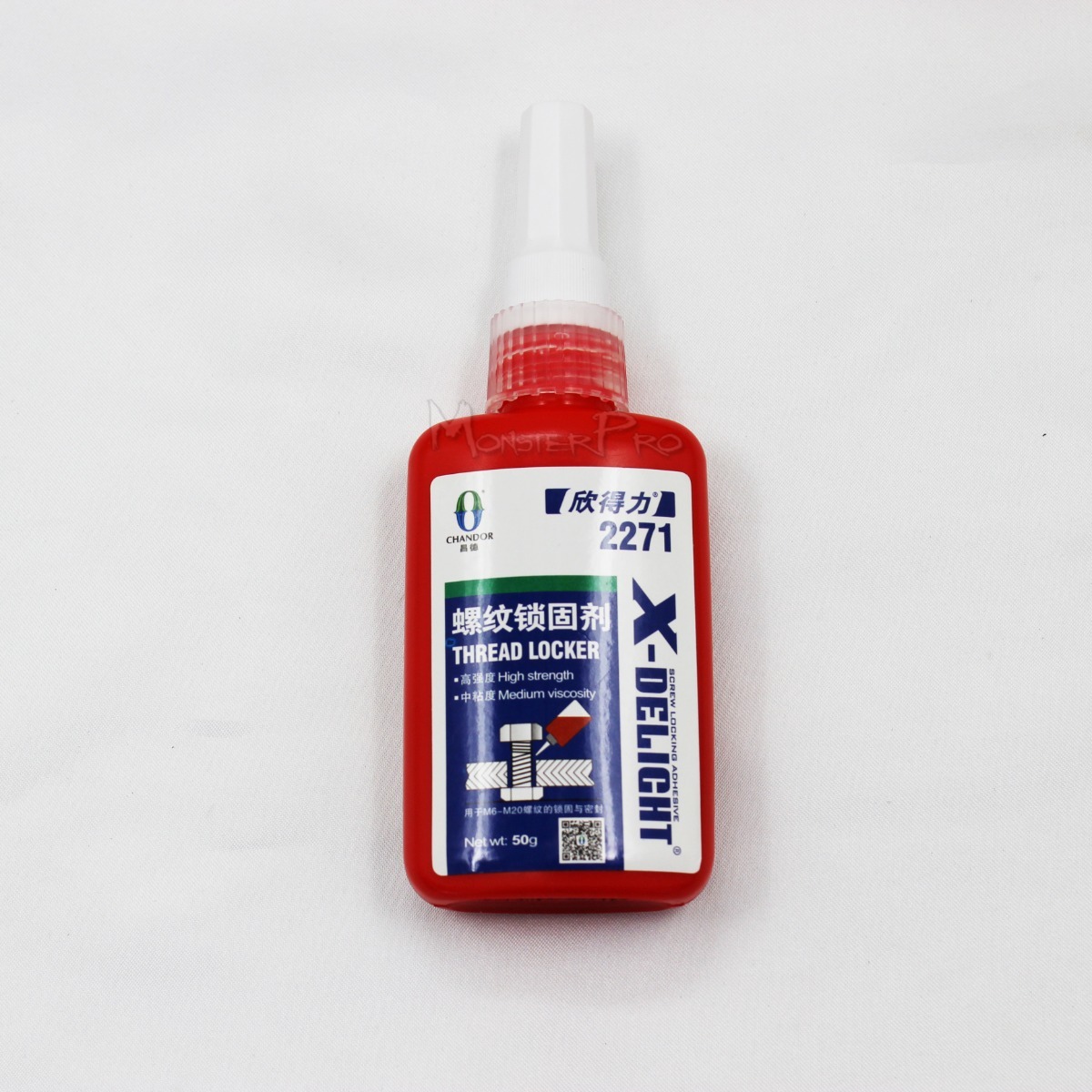 10X High Strength Anaerobic Red Liquid Adhesive 4 Thread Screw Locking