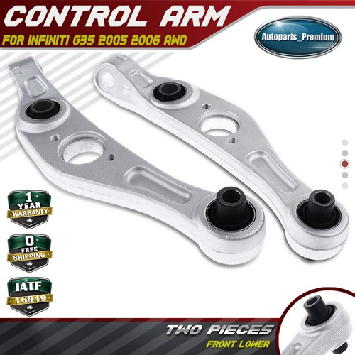 2x Front Left & Right Lower Forward Control Arms for Infiniti G35 2005