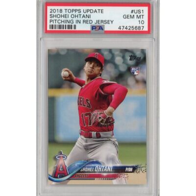 その他 2018 Topps Shohei Ohtani RC Blue PSA 2018 Topps Chrome Shohei Ohtani Blue Wave RC Rookie Auto