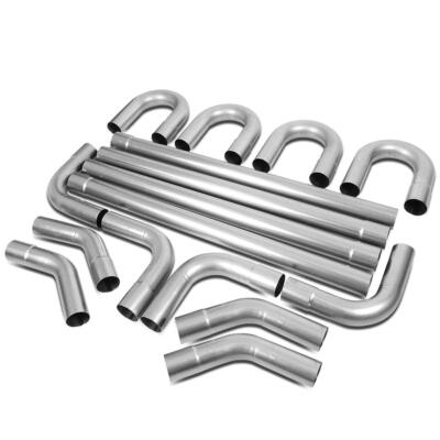 Universal 3 Inch Custom Exhaust Tubing Mandrel Bend Pipe Straight U-Bend Kit