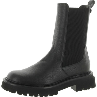 Женские ботинки Челси Ferragamo Oderico черного цвета шириной 7 см (C, D, W) BHFO 0096