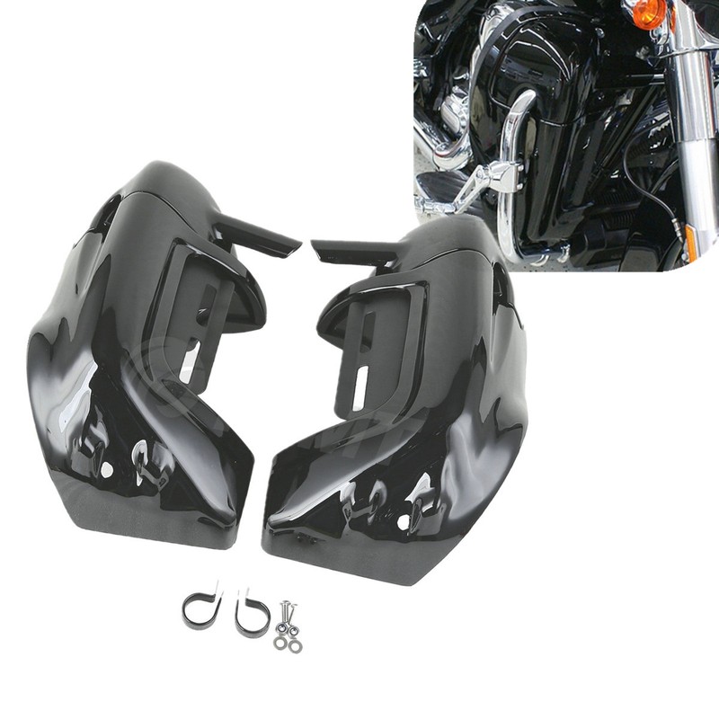 Lower Vented Leg Fairings Glove Box For Harley Touring Road Street Glide 83-13