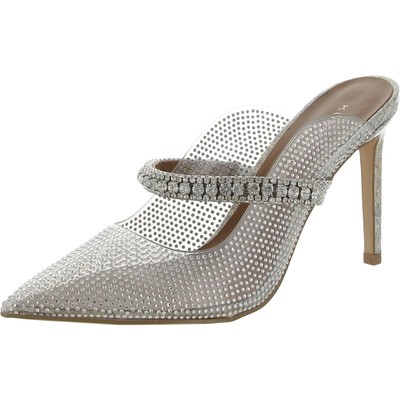 Женские мюли Kurt Geiger London Duke серебристого цвета, размер 36, средний (B, M), BHFO 1954