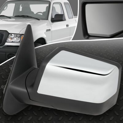 ДЛЯ 06-11 FORD RANGER OE STYLE ЛЕВОЕ БОКОВОЕ ЗЕРКАЛО ЗАДНЕГО ВИДА С ЭЛЕКТРОПРИВОДОМ НА ДВЕРИ ХРОМИРОВАННОЕ