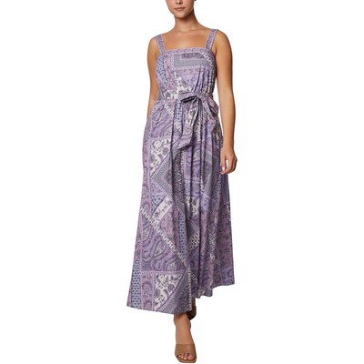 

Laundry by Shelli Segal Женское длинное летнее макси-платье с принтом BHFO 9293, Purple multi
