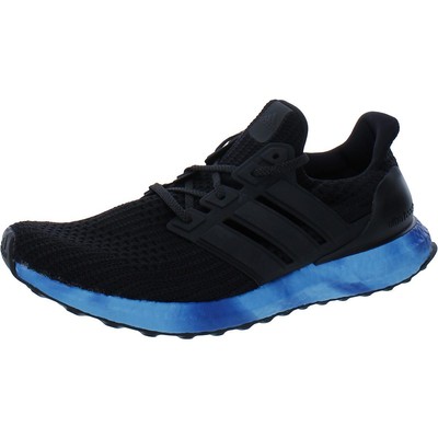 

Adidas Mens UltraBoost Black Athletic and Training Shoes 10.5 Medium (D) 3111, Black/blue, UltraBoost