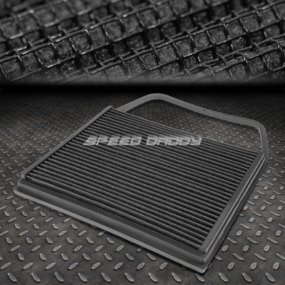 ДЛЯ 09-16 BMW Z4 10-14 X 6 М ЧЕРНАЯ МНОГОРАЗОВАЯ/МОЮЩАЯСЯ ВСТАВНАЯ ПАНЕЛЬ ВОЗДУШНОГО ФИЛЬТРА