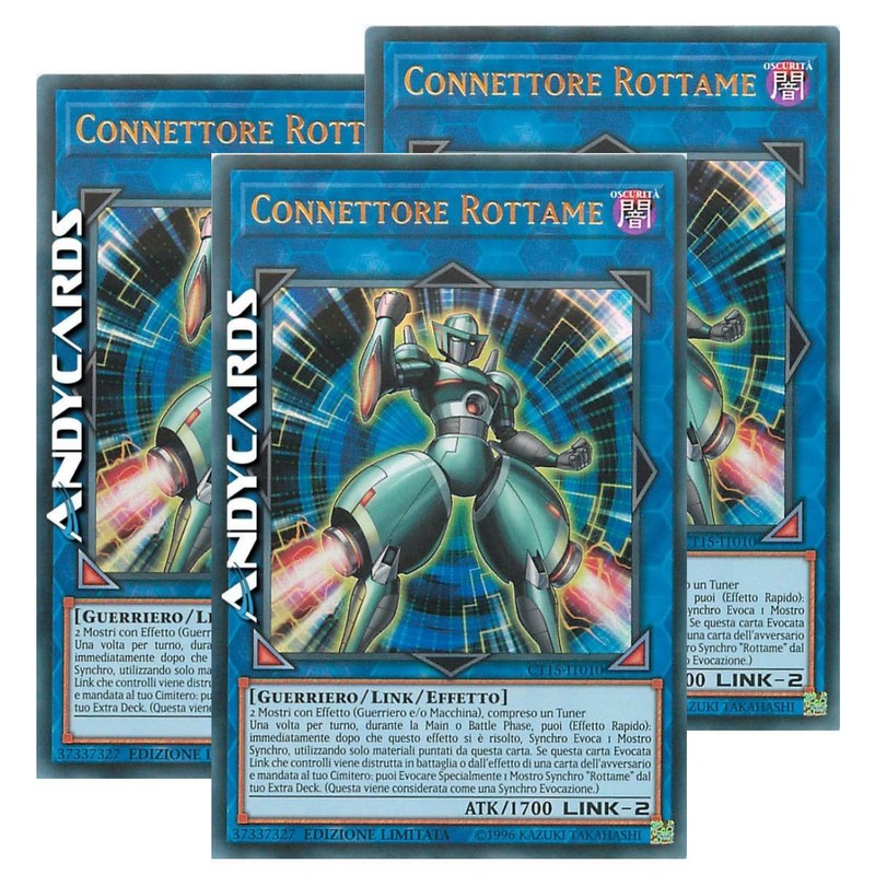 3x Connettore Rottame (Junk Connector) â¢ Ultra R â¢ Ct15 It010 â¢ Yugioh Andycards