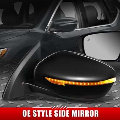 ДЛЯ 17-20 NISSAN ROGUE SPORT OE STYLE POWER + ОБОГРЕВ+ ЛЕВОЕ БОКОВОЕ ЗЕРКАЛО С СИГНАЛОМ ПОВОРОТА