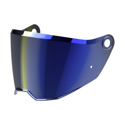 Visier Blau Spiegel Helm AIROH Commander 2