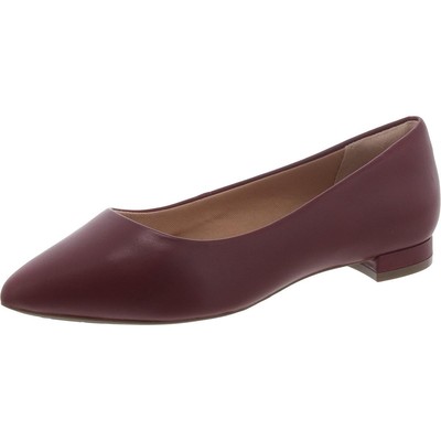 Женские красные кожаные балетки Rockport Kitten на плоской подошве 5.5 Medium (B,M) BHFO 2055
