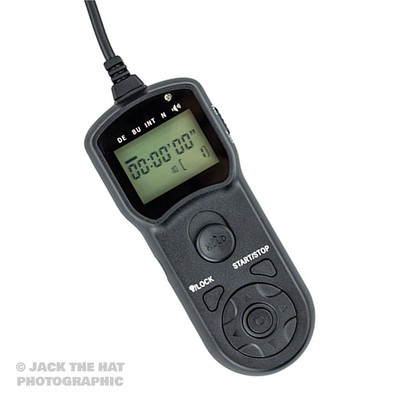 Shutter Release Cable with Timer / Intervalometer to fit Canon Pro DSLR TC-80N3