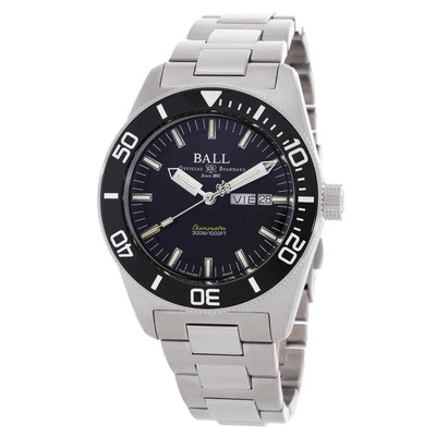 Мужские автоматические часы Ball Engineer Master II Skindiver Heritage DM3308A-SCJ-BK