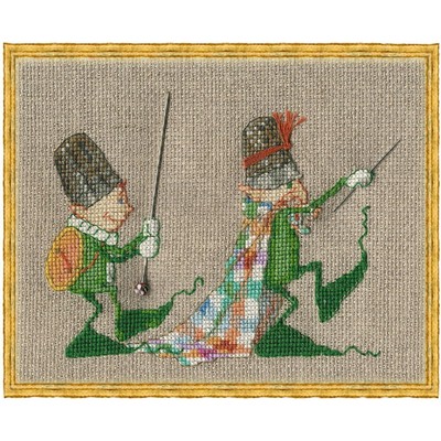 Nimue Cross Stitch counted Chart ''Mic & Mac : The Parade'', 37G