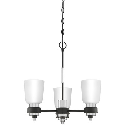 Quoizel CRD5019BN Conrad 3 Light 19 inch Brushed Nickel Chandelier Ceiling Light