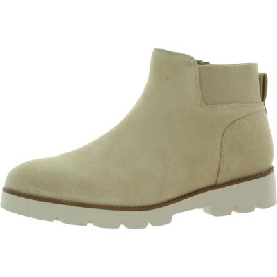 

Женские бежевые замшевые ботинки челси Brionie Vionic 6.5 Medium (B,M) BHFO 4975, Semolina suede