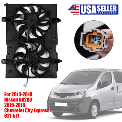 214813LM0A Cooling Fan Assembly For 2013-2021 Nissan NV200 Chevy City Express LS