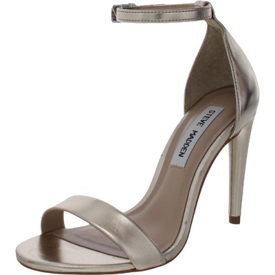 Женские вечерние сандалии Steve Madden Angelina цвета металлик 6, средний (B,M) BHFO 7224