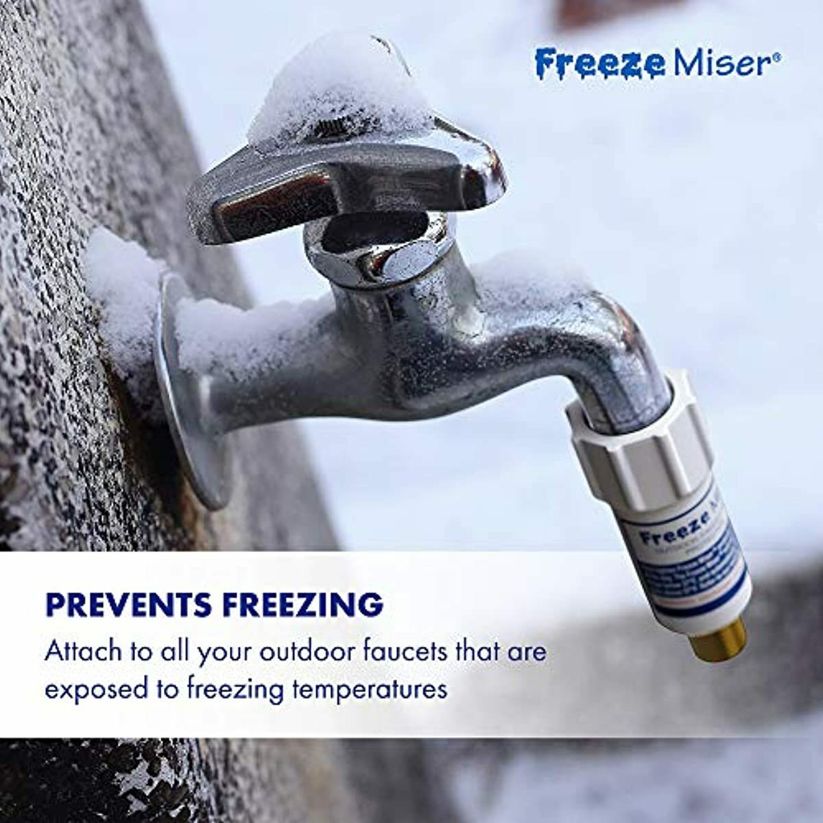 Freeze Miser Outdoor Faucet Freeze Protection Durable