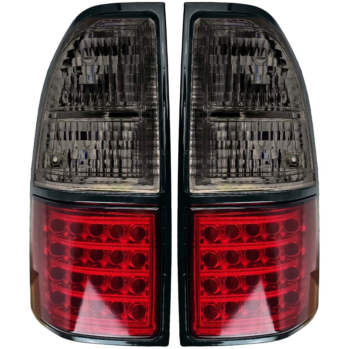 Rear Red Smoke LED Tail Light Lamp For Land Cruiser Prado 90 95 1996-2002