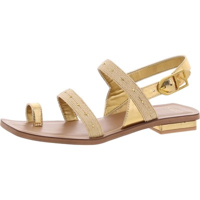 Sarto Franco Sarto Womens Ellis 2 Faux Leather Woven Slingback Sandals BHFO 0310