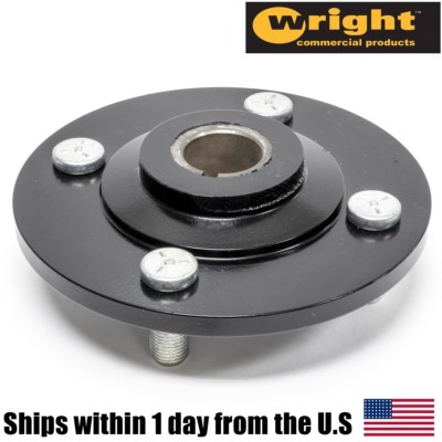 Genuine OEM Wright Commercial Mower Wheel Hub 1'' Shaft w Studs 72410062