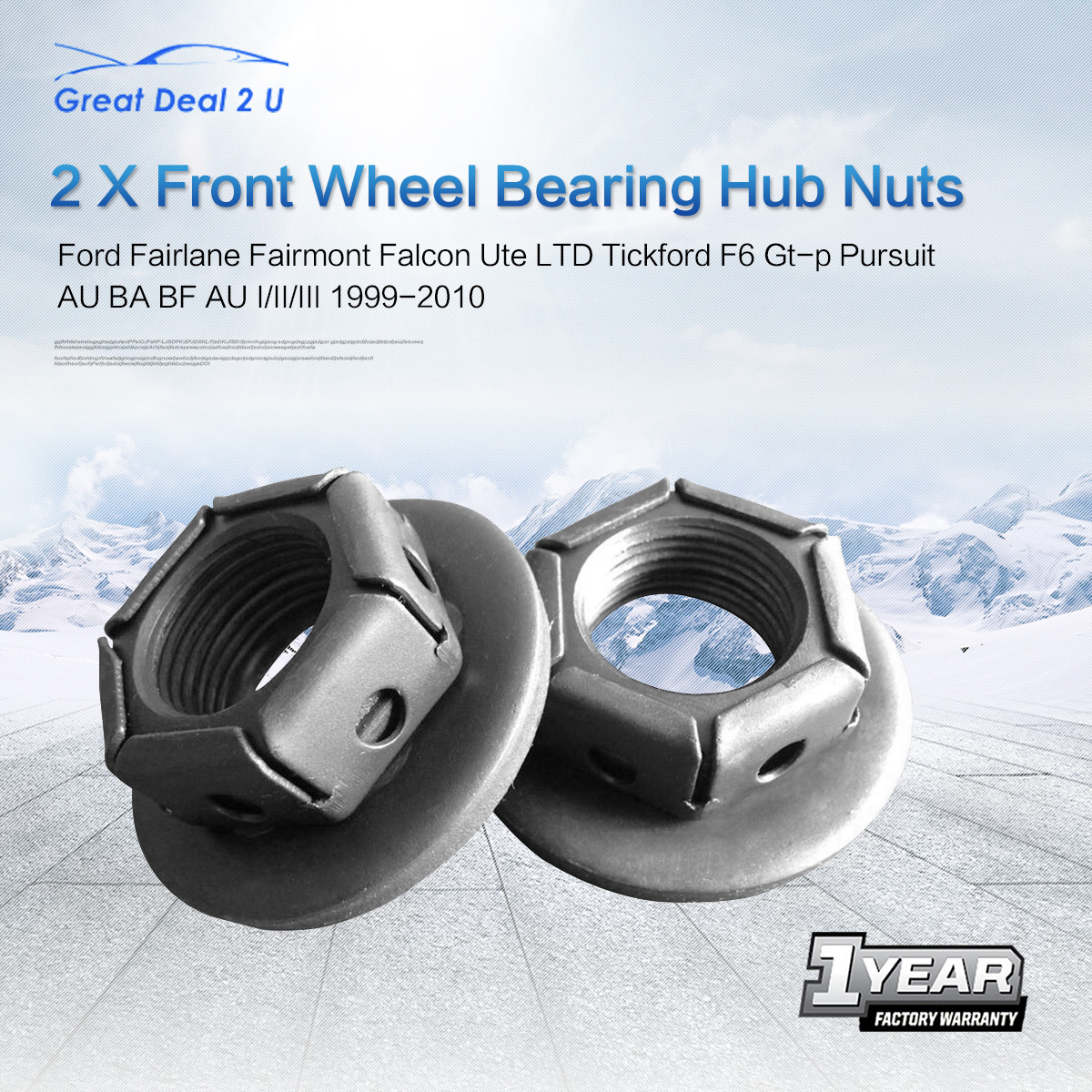 2 x Rear ABS Wheel Speed for Ford Falcon XT BF 2005 - 2008 4.0 - Sedan Only 2 x Rear ABS Wheel Speed for Ford Falcon XT BF 2005 - 2008 4.0 - Sedan Only