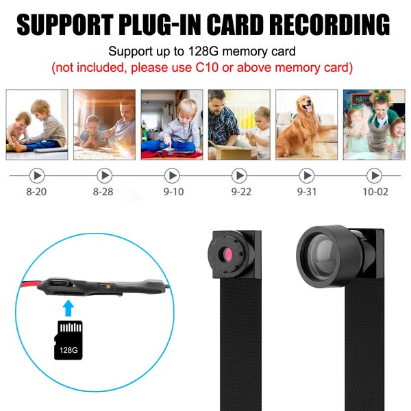 1080P HD Wireless Mini WIFI screw Hidden Nanny Spy DIY Camera Pinhole DVR cam . - Image 11