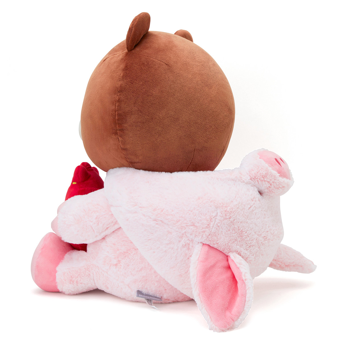 piggy brown plush doll