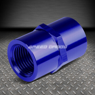 ВНУТРЕННЯЯ СОЕДИНИТЕЛЬНАЯ МУФТА ДЛЯ ТРУБ NPT 1/8 СТОЛЯРНЫЙ ПЕРЕХОДНИК ИЗ СИНЕГО АНОДИРОВАННОГО АЛЮМИНИЯ