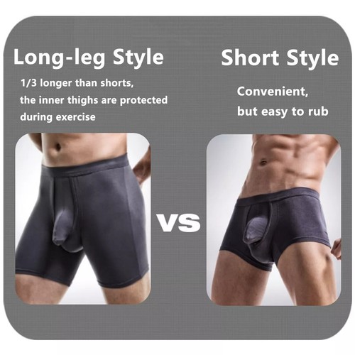 2 PCS Men Underwear Separate Penis Ball Pouch Comfortable Boxer Shorts Briefs US