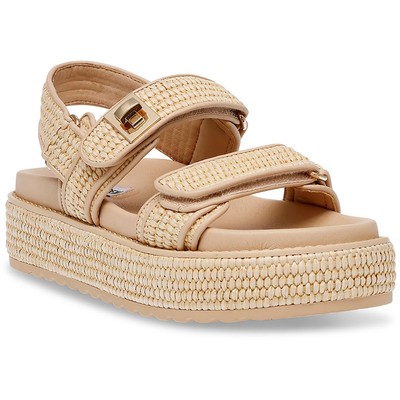 Женские босоножки на платформе Steve Madden Bigmona Tan 7.5 Medium (B,M) BHFO 8402