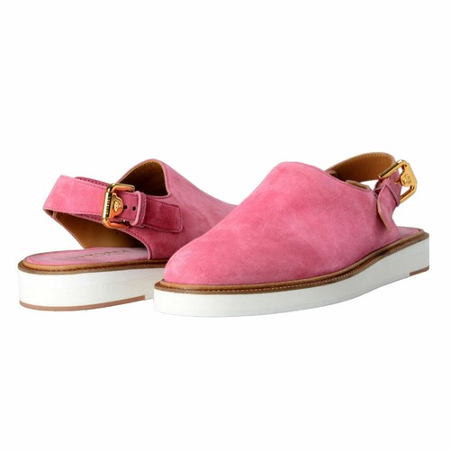 VERSACE VERSACE HERREN PINK WILDLEDER RIEMEN SANDALEN SCHUHE US 6 7 8 9 10 11 12 13