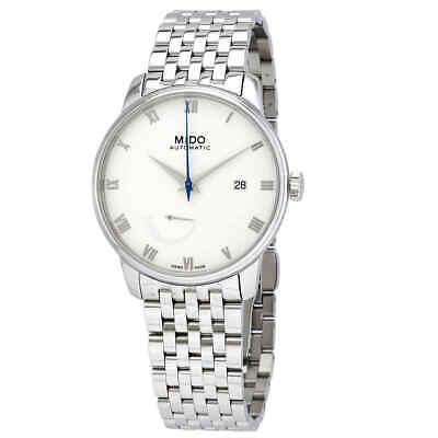 Pre-owned Mido Baroncelli Power Reserve Automatic White Dial Men's Watch
