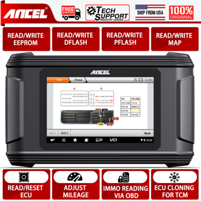 ANCEL EC500 Car TCM ECU Cloning Reset Initialization Tool IMMO Reading VIA OBD