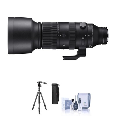 Спортивный объектив Sigma 60-600mm f/4.5-6.3 DG DN OS для L-образного крепления со штативом в комплекте