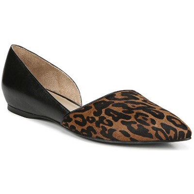 

Женские туфли на плоской подошве Naturalizer SAMANTHA5 Black DOrsay 5,5 Medium (B,M) BHFO 9727, Cheetah/blk, SAMANTHA5