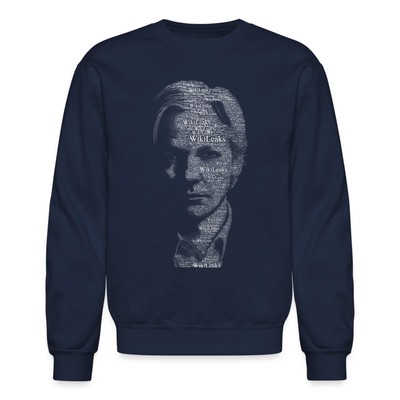 WikiLeaks Typographical Julian Assange Crewneck Sweatshirt