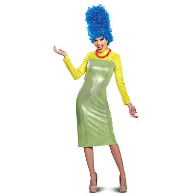 Licensed The Simpsons New Marge Simpson Deluxe TV Character Costume Adult Men
