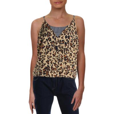 

Q - A Женская футболка с запахом и животным принтом BHFO 2142, Cheetah