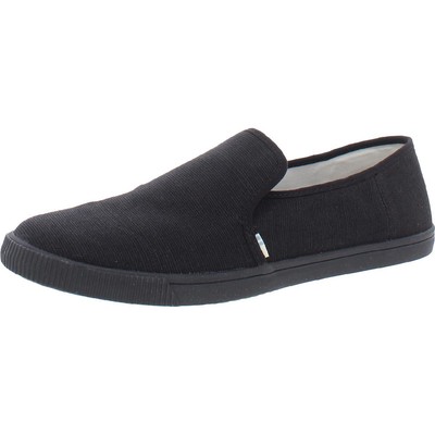 

Женские черные лоферы без шнурков Toms Clemente 12 Medium (B,M) BHFO 6645, Black/black heritage canvas, Clemente