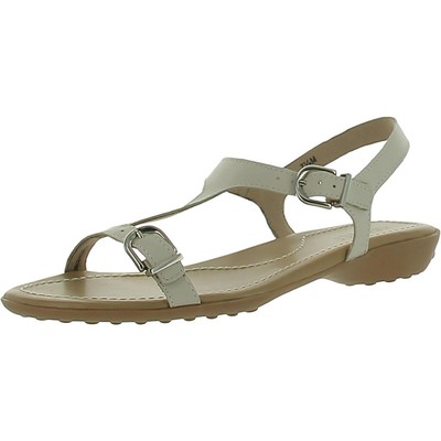 Женские белые туфли с ремешком на щиколотке из искусственной кожи VANELi 7.5 Medium (B,M) BHFO 3146