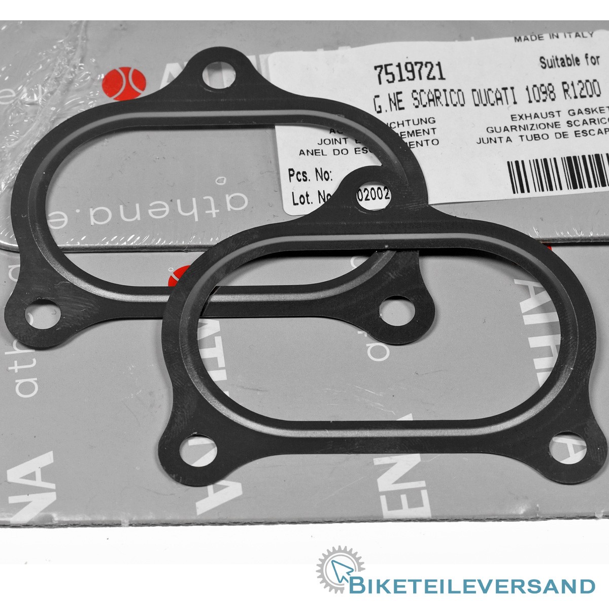2X Krümmerdichtung Auspuffdichtung für Ducati Monster 821 Stripe Dark ABS 1200 S