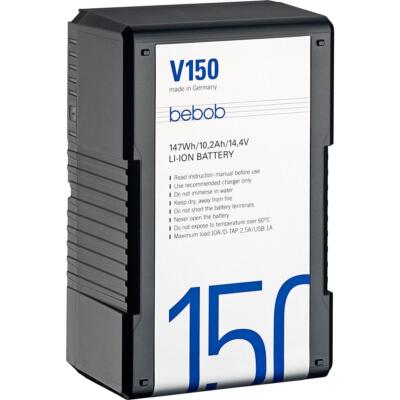 Литий-ионный аккумулятор bebob V150 с V-образным креплением, 14,4 В/10,2 Ач/147 Втч