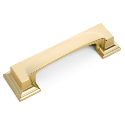 Cosmas Cabinet Hardware Brushed Gold Handle Cup Pull #8103BG
