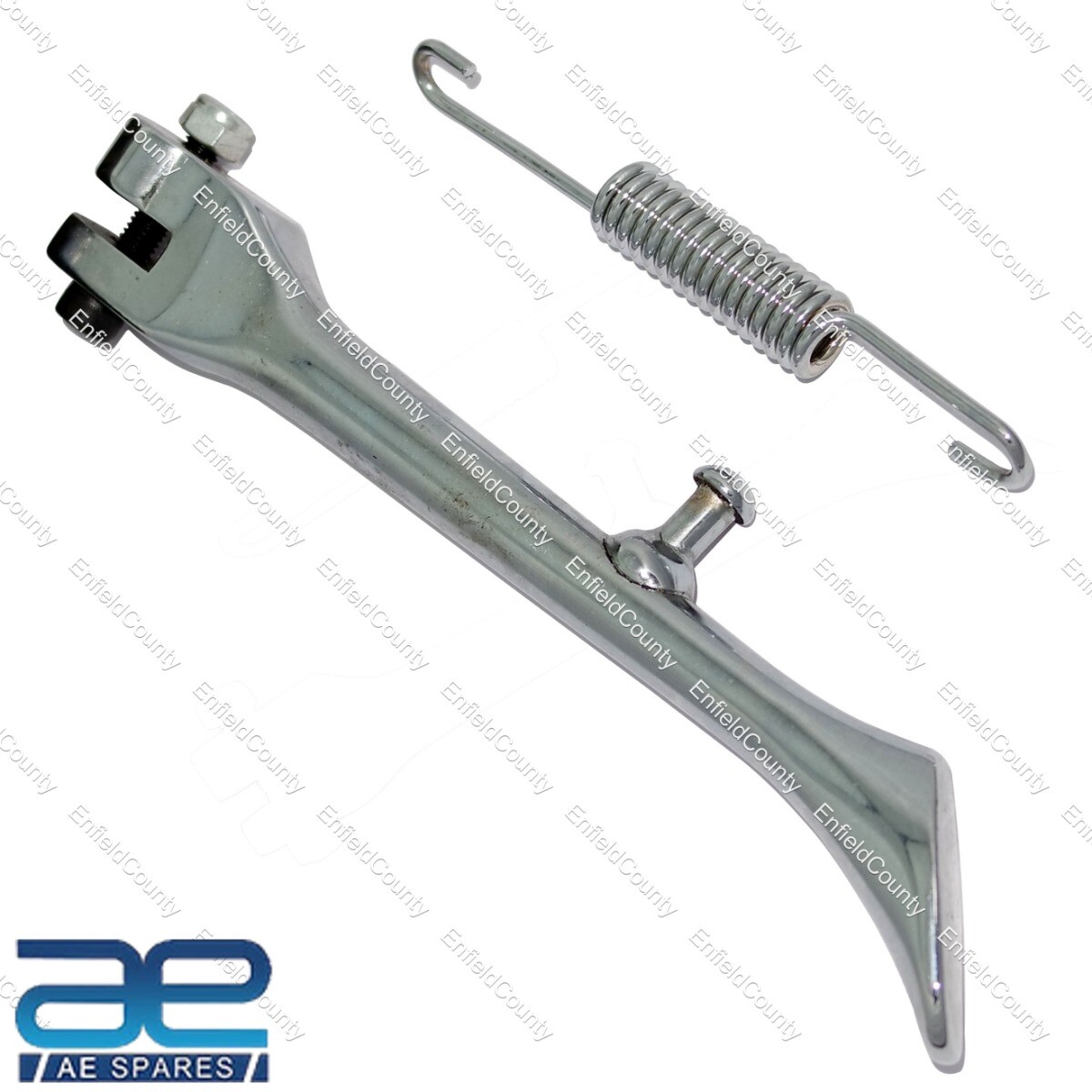 For Royal Enfield Classic 350cc 500cc Side Stand With Spring Steel Chrome 