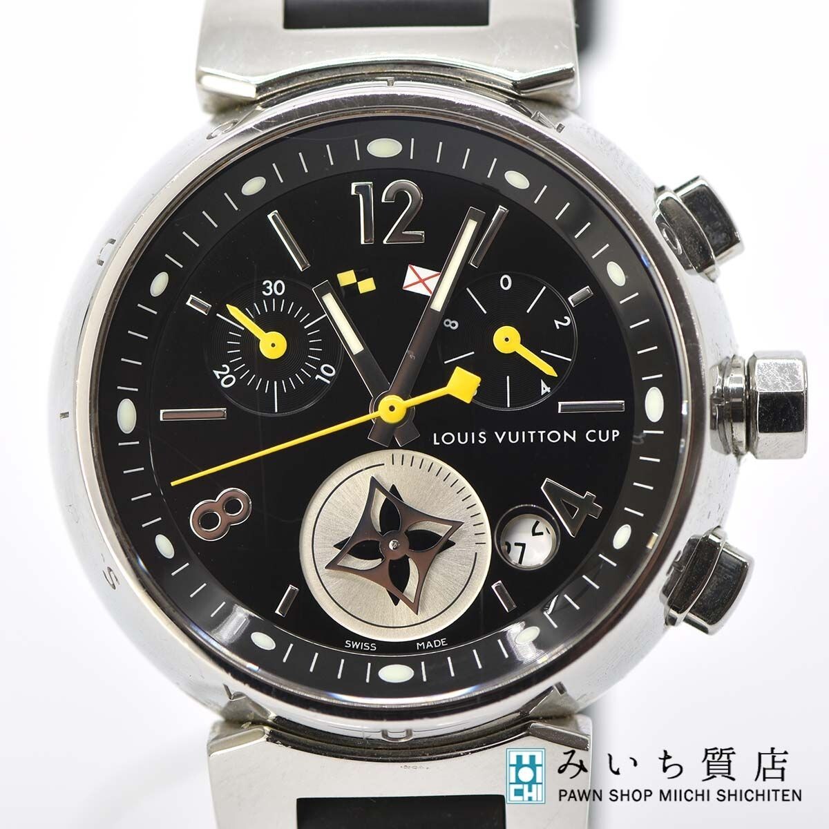 【すぐ届く♪】【LV】ロボットクロックトップ Louis Vuitton Tambour Chronograph America's Cup Limited