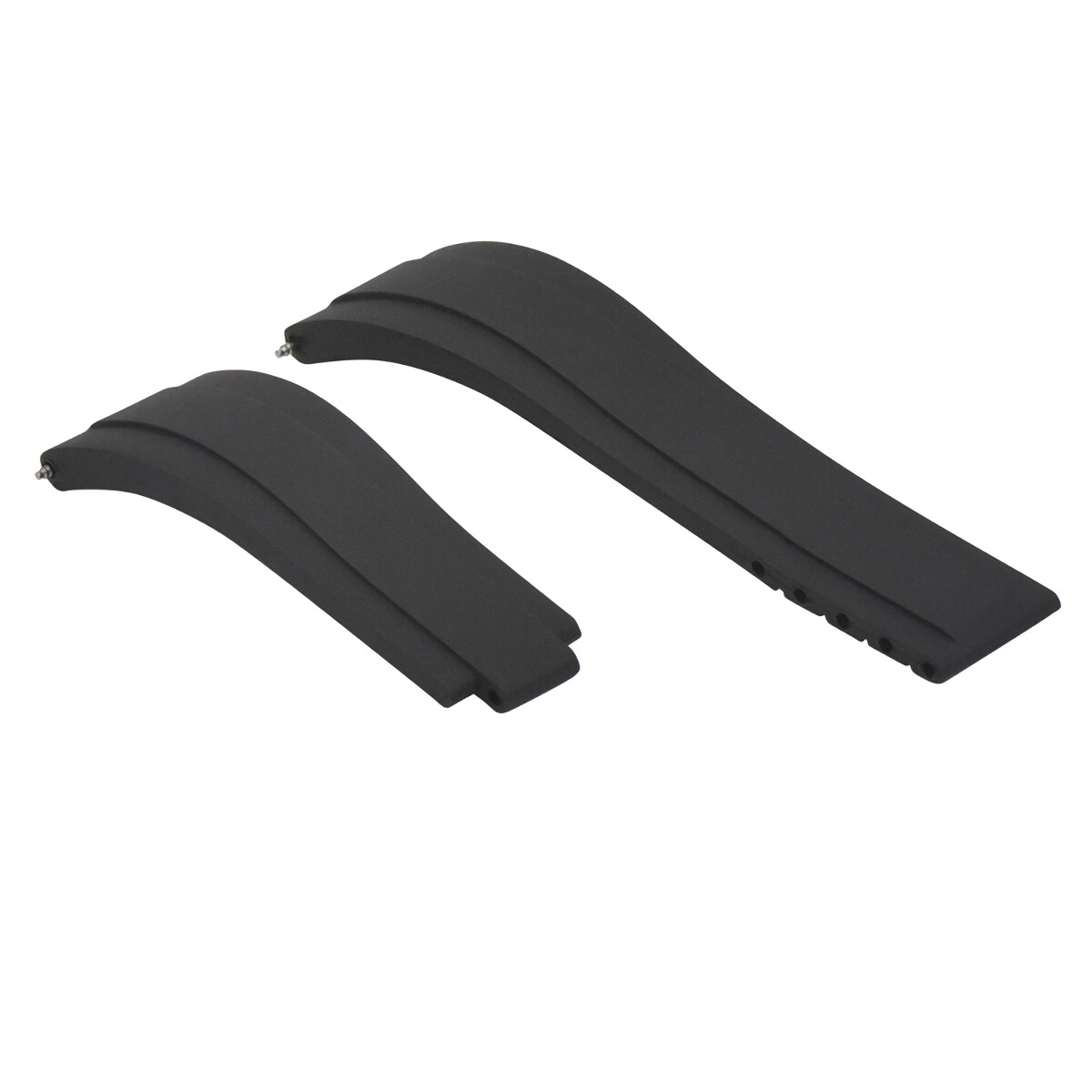 SILICONE RUBBER WATCH STRAP BAND FOR ROLEX DATEJUST DAYTONA SUBMARINER GMT BLACK